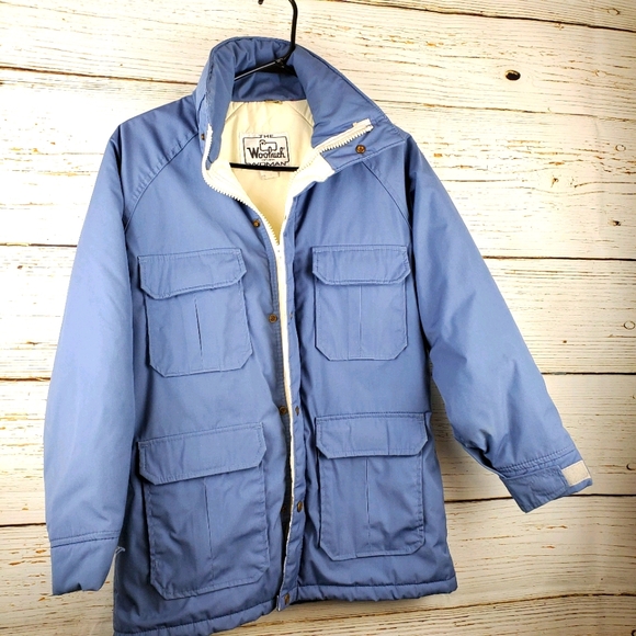 Woolrich Jackets & Blazers - Woolrich Periwinkle Blue Coat